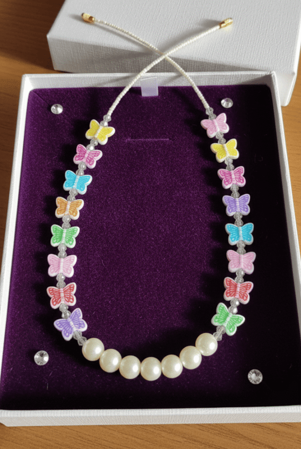 Colourful butterfly mala shobhakart