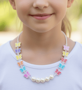 Colourful butterfly mala shobhakart