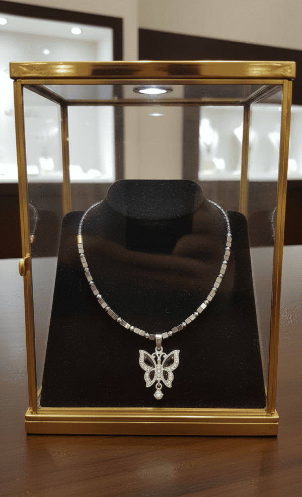 gunmetal pendant shobhakart